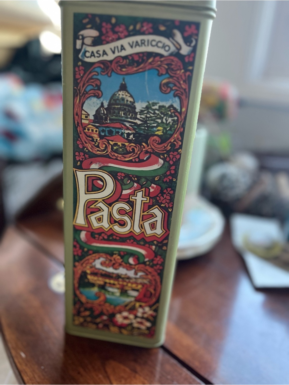 Vintage Casa Via Variccio Napoli Bologna Turino Pasta Tin
